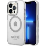 Guess TRDI OVITEK ZA IPHONE 14 PRO MAX 6,7 INČ Z MAGSAFE SREBRNO, (21833625) | Shoptok.si
