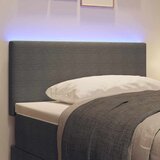  LED glava kreveta Svijetlo siva 100 cm Kordura tekstil | shoptok.hr