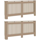  Pokrivač radijatora 2 pcs Hrast sonoma 172 x 19 x 81,5cm | shoptok.hr