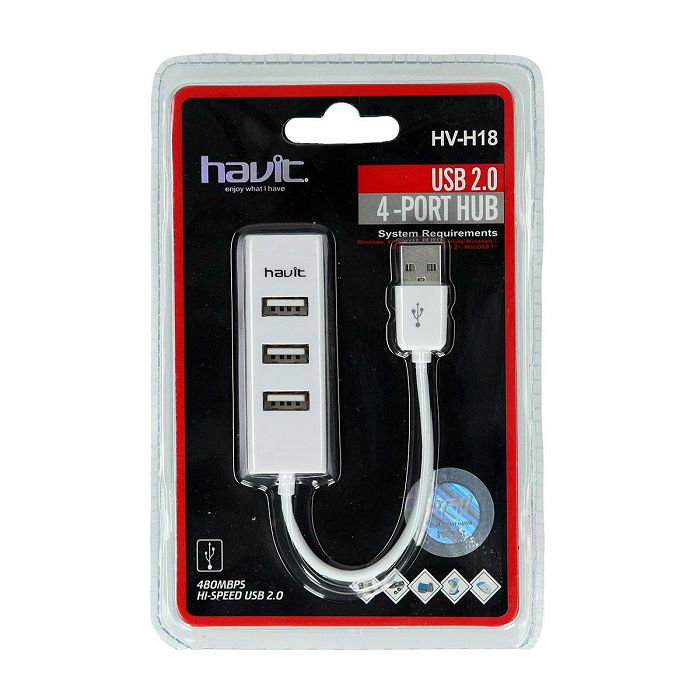 Havit USB 2.0 4 Port Hub H18 | shoptok.hr