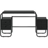  Stol s pohranom Crni hrast 145 x 50 x 75 cm | shoptok.hr