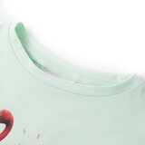  Dječja majica svijetla boja mente 128 | shoptok.hr