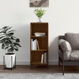 vidaXL Komoda rjavi hrast 34,5x32,5x90 cm inženirski les Cene