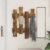 vidaXL Vješalica za kapute na zidu 60 x 3 x 82 cm Konstruirano drvo | shoptok.hr