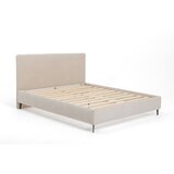 Bonami Selection Bež tapecirani bračni krevet s podnicom 160x200 cm Noira Slim – | shoptok.hr