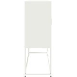  Visoka komoda bijela 100,5x39x107 cm čelična | shoptok.hr