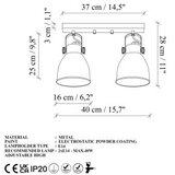 Opviq Luster Spotkafasi-15436, Zlatne boje | Eponuda.ba