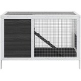  Kavez za zečeve sivi 103 x 44 x 69,5 cm od masivne borovine | Eponuda.com