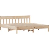  The Living Store Posteljni okvir brez vzmetnice 180x200 cm trdna borovina - Posteljni Okvir, (21497936) | Shoptok.si