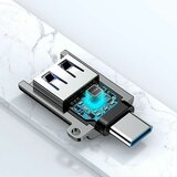 Joyroom OTG adapter (S-H151) - USB 3.2 Gen 1 na Type-C-prenosni - črni | Shoptok.si