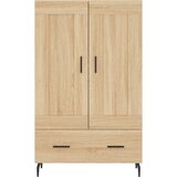  Visoka komoda boja hrasta 69,5 x 31 x 115 cm konstruirano drvo | shoptok.hr