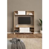 Tvilum Bel/v naravni barvi TV komplet v hrastovem dekorju 159x181x48 cm Ikast – | Shoptok.si