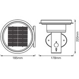 Ledvance - LED prigušiva solarna svetiljka sa senzorom CIRCLE LED/6W/3,2V IP44 | Eponuda.com