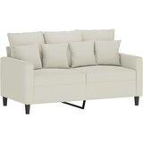  3-dijelni set sofa s jastucima krem baršunasti | shoptok.hr
