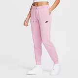 Nike NSW ESSNTL PANT REG FLC MR Ženska trenirka, ružičasta, veličina