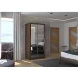 ADRK Klizni ormar s ogledalom NEVIO, 100 cm - OKOLADA | shoptok.hr