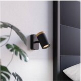 Eglo 300001 - Kupatilsko zidno spot svetlo CONSUMA 1xGU10/3W/230V IP44 crna/bež | Eponuda.com