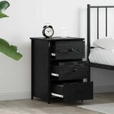  Noćni ormar s ladicama 2 pcs Crni hrast 40 x 36 x 60 cm | shoptok.hr