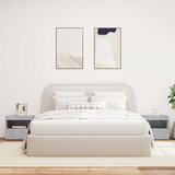  Noćni ormarići s LED svjetlima 2 kom boja betona 50x40x45 cm | shoptok.hr