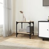 vidaXL TV ormarić boja hrasta 40x33x41 cm konstruirano drvo i čelik Cijene