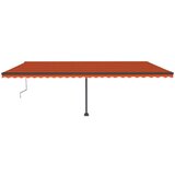  Samostojeća automatska tenda 600 x 300 cm narančasto-smeđa | shoptok.hr