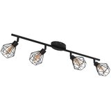 Eglo 55301 - LED spot svetiljka ZAPATA 4xG9/3W/230V crna | Eponuda.com