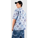 Santa Cruz Patchwork Shirt fresh blue | shoptok.hr