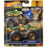 Mattel Hot Wheels Monster Trucks: Crocovile zmagovalni monster avtomobilček s pokalom 1:64 - | Shoptok.si