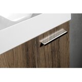 Sapho Stenska omarica brez umivalnika v hrastovem dekorju v naravni barvi 30x53 cm Latus Xi – | Shoptok.si