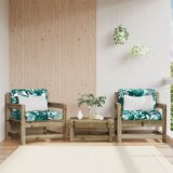 Maison Chic Vrtni stoli - Stol za vrt z blazino 2 kosa impregnirana borovina JS2547, (21876294) | Shoptok.si