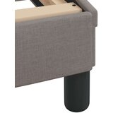  Posteljni okvir z LED lučkami taupe 160x200 cm tkanina, (21095199) | Shoptok.si