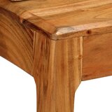  Pisaći stol s ladicama od masivnog drva 88 x 50 x 90 cm | shoptok.hr