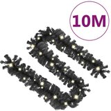  Božićna girlanda s LED svjetlima 10 m crna | shoptok.hr
