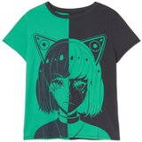 Cropp - Majica s potiskom - Večbarvno | Shoptok.si