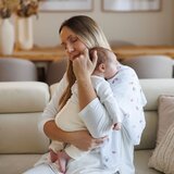 BabyOno Tetra plenice Muslin Cveče, roza | Shoptok.si