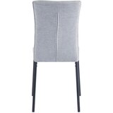 CARRYHOME STOL, kovina, tekstil svetlo siva | Shoptok.si