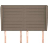  Vzglavje z ušesi taupe 147x23x118/128 cm blago, (20932951) | Shoptok.si