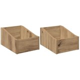  Kutija za LP ploče 2 kom. Hrast artisan 23 x 33 x 16 cm - Hrast artisan 2 23 x 33 x 16 cm | shoptok.hr
