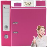 Registrator A4 širine 75mm s kapacitetom do 500 listova 80 g/m2 - rozi | shoptok.hr