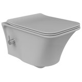 Turkuaz WC školjka viseća Ibiza rimless Siva Mat 01890A-D-97 sa bide funkcijom topla/hladna | Eponuda.ba