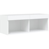  8-dijelni set zidnih TV ormarića s LED svjetlima bijeli | shoptok.hr