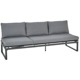 SUNFUN Maja Slim Vrtni trosjed s jastucima (Š x D x V: 198 x 63 x 65 cm, S podesivim naslonom za leđa) | shoptok.hr