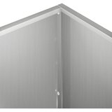  Vrtna saksija Srebrna 100 x 40 x 40 cm Pocinčani čelik | shoptok.hr