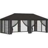  Pokrov za gazebo s bočnim zidovima Antracit 600,5 x 300,5 cm | shoptok.hr