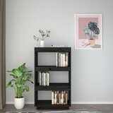 Ormarić za knjige / pregrada crni 60x35x103 cm od borovine | Eponuda.com