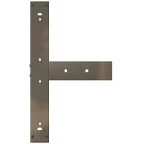  Noge za barski stol T-oblika 2 kom Crne 60x35x(90-91) cm Čelik | shoptok.hr