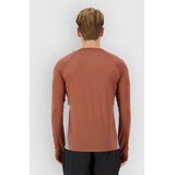 Mons Royale Temple Merino Long Sleeve Funkcijska majica cinnamon / grey heather | Shoptok.si