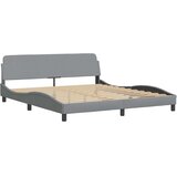  Okvir za krevet Dover svijetlosivi 183x213 cm od tkanine | Eponuda.com