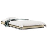 Furnova Posteljni okvir sonoma hrast 90x190 cm inženirski les in kovina, (21939941) | Shoptok.si