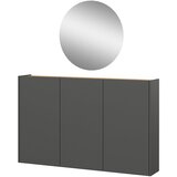 Germania Antracitno siv set za hodnik v hrastovem dekorju Libbiano – | Shoptok.si